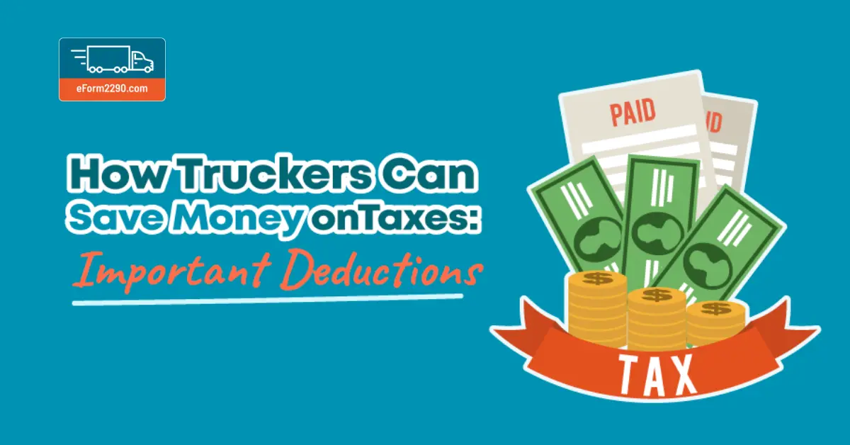 Truckers save money on taxes