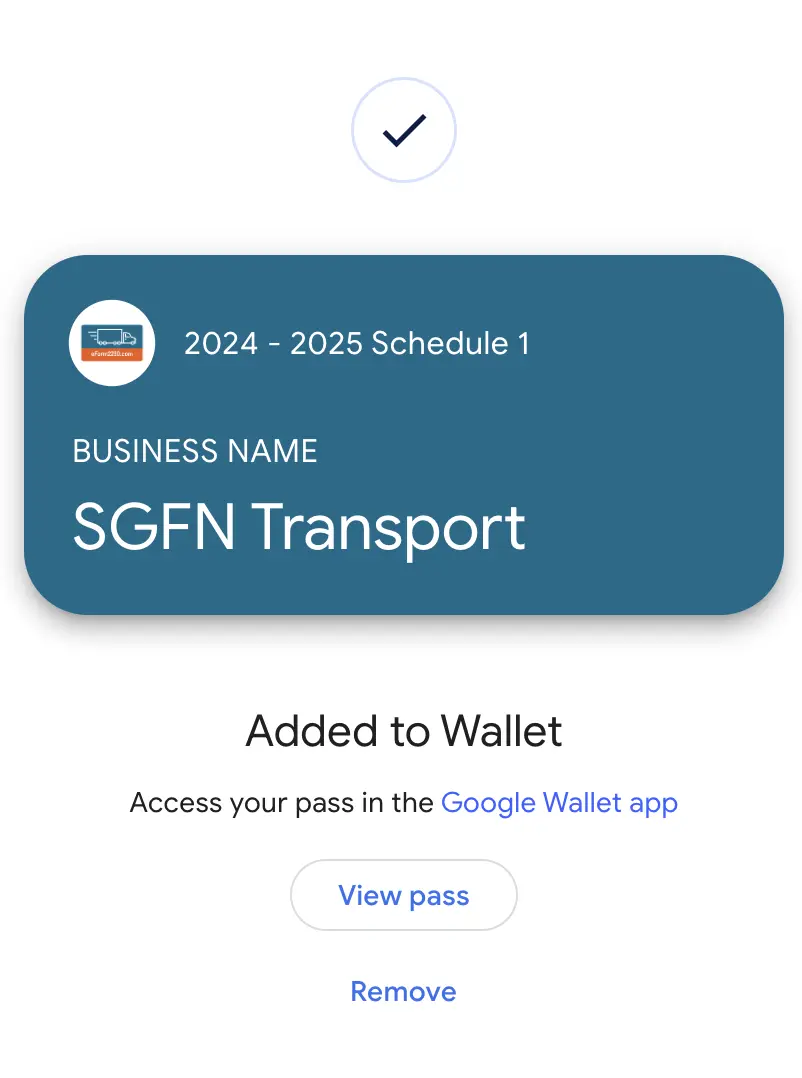 SGFN Transport